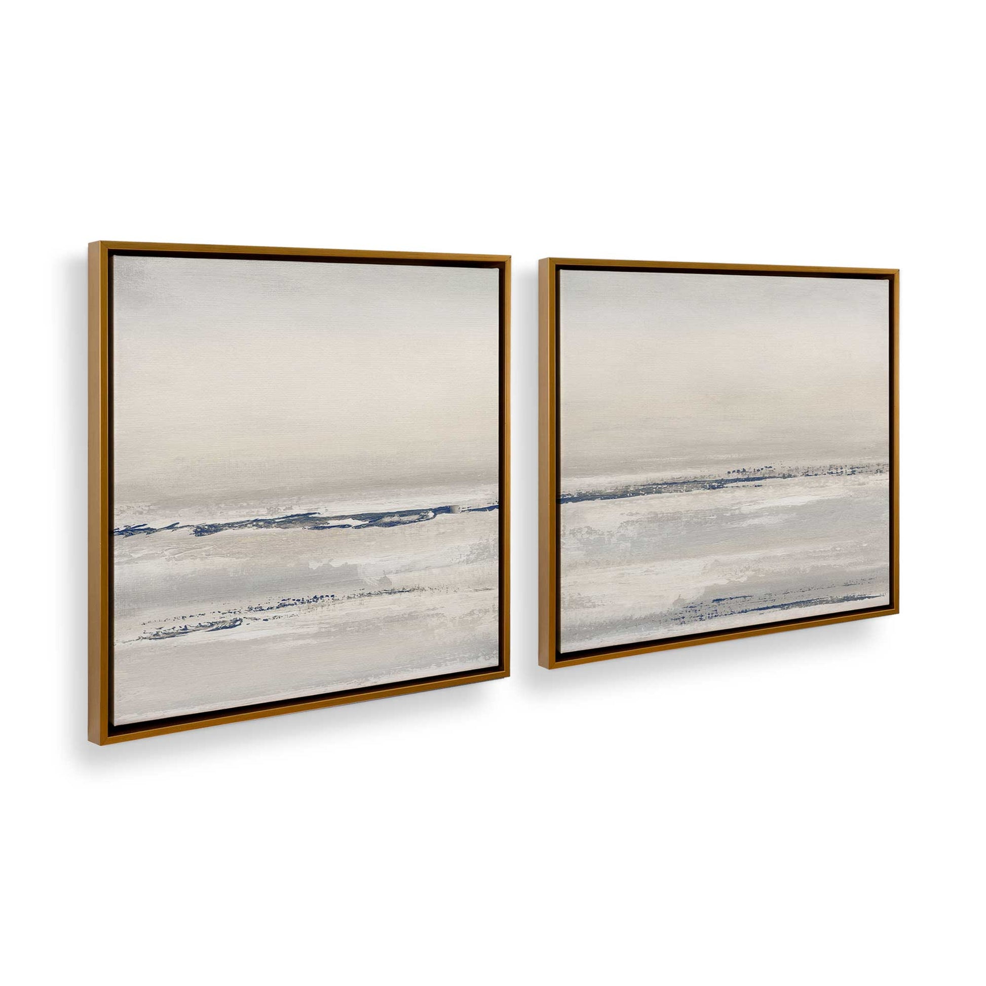 [Color:Polished Gold], Picture of art in a Polished Gold frame at an angle