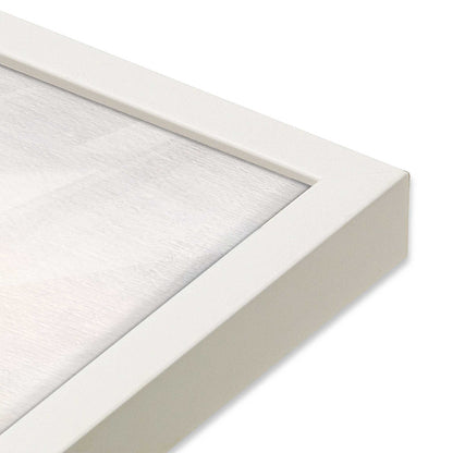 [Color:Opaque White], Picture of art in a Opaque White frame of the corner #2