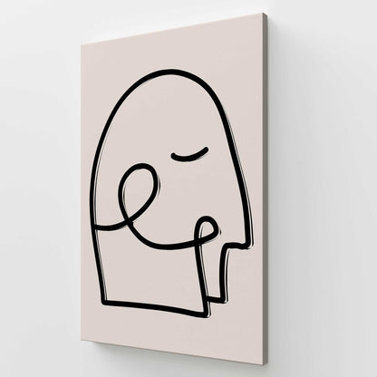 [Color:Stretched Canvas], Picture of art at an angle