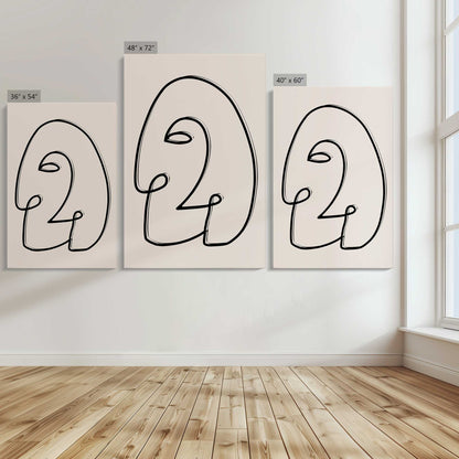 [Color:Stretched Canvas], Image showing the size comparisons