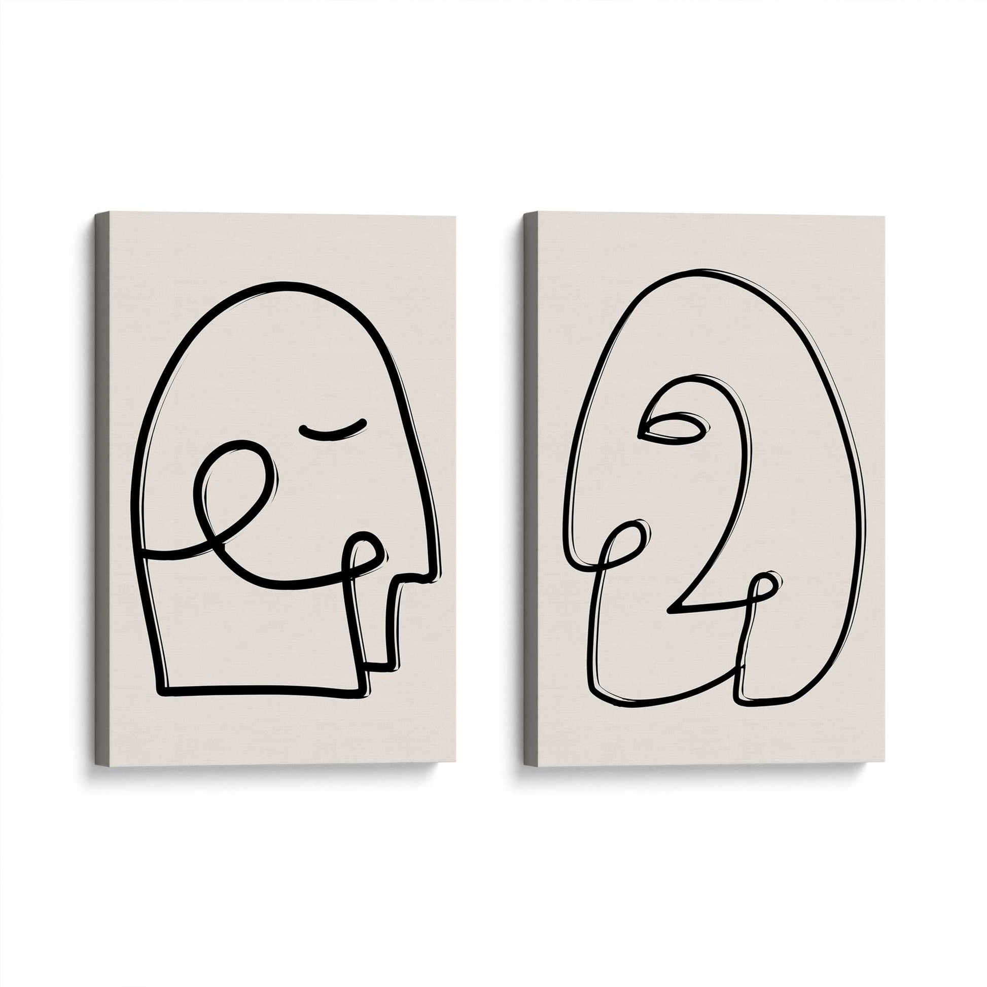 [Color:Stretched Canvas], Picture of art at an angle