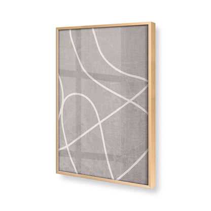 [Color:Raw Maple], Picture of art in a Raw Maple frame at an angle