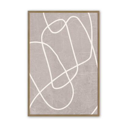 [Color:Brushed Gold], Picture of art in a Brushed Gold frame