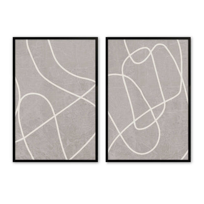 [Color:Satin Black], Picture of art in a Satin Black frame