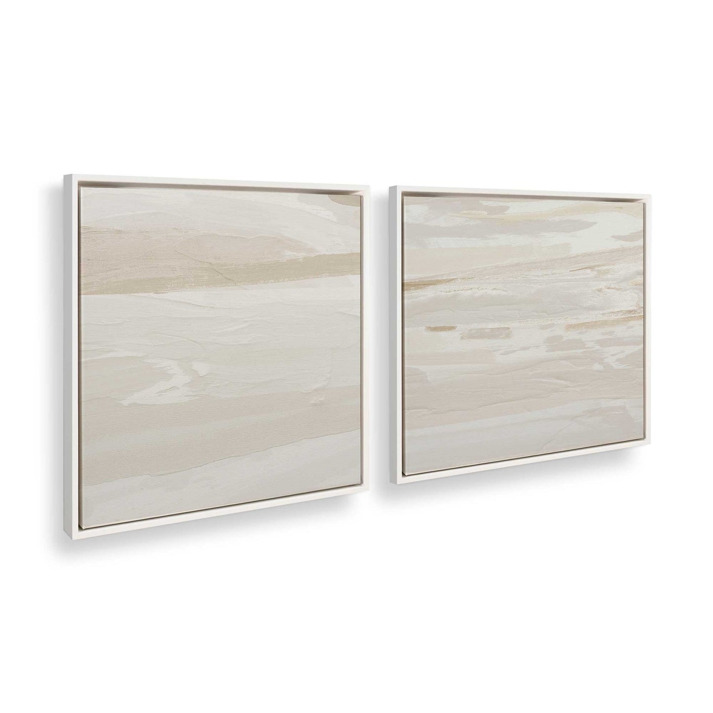 [Color:Opaque White], Picture of art in a White frame at an angle