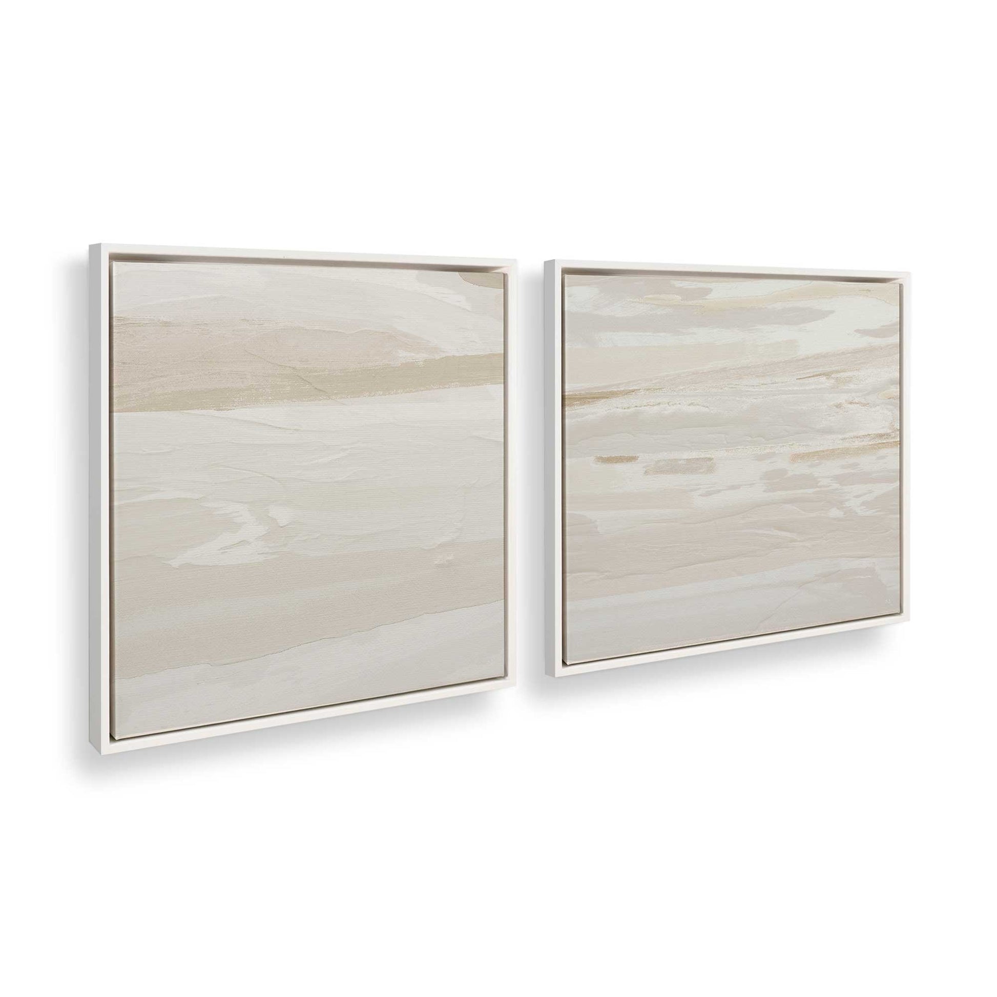 [Color:Opaque White], Picture of art in a White frame at an angle
