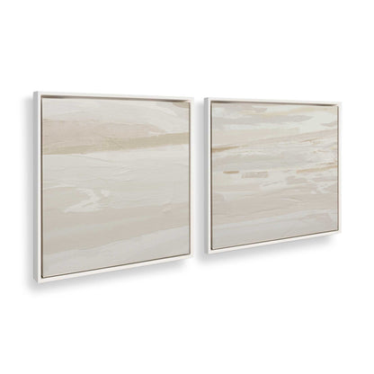 [Color:Opaque White], Picture of art in a White frame at an angle