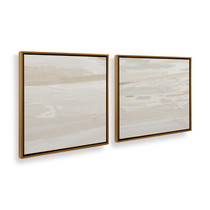 [Color:Polished Gold], Picture of art in a Polished Gold frame at an angle