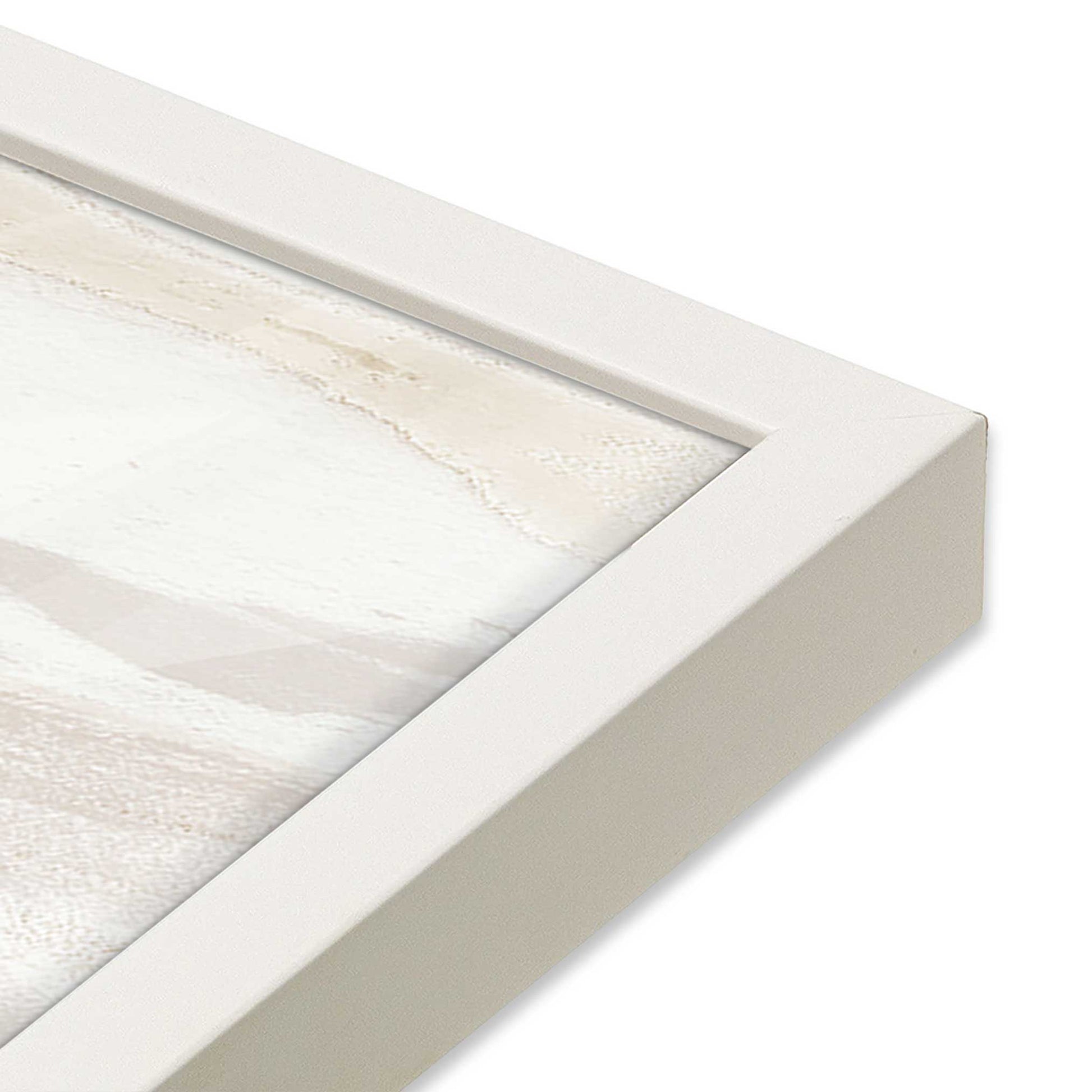 [Color:Opaque White], Picture of art in a Opaque White frame of the corner #2