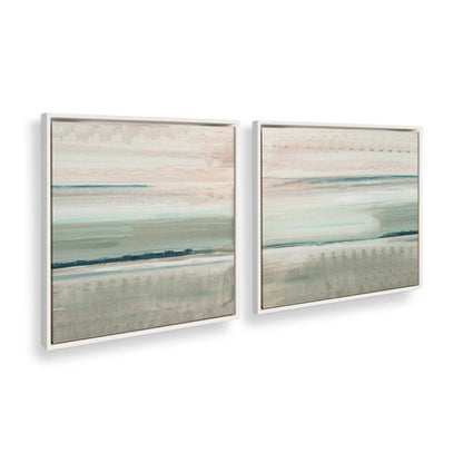 [Color:Opaque White], Picture of art in a White frame at an angle