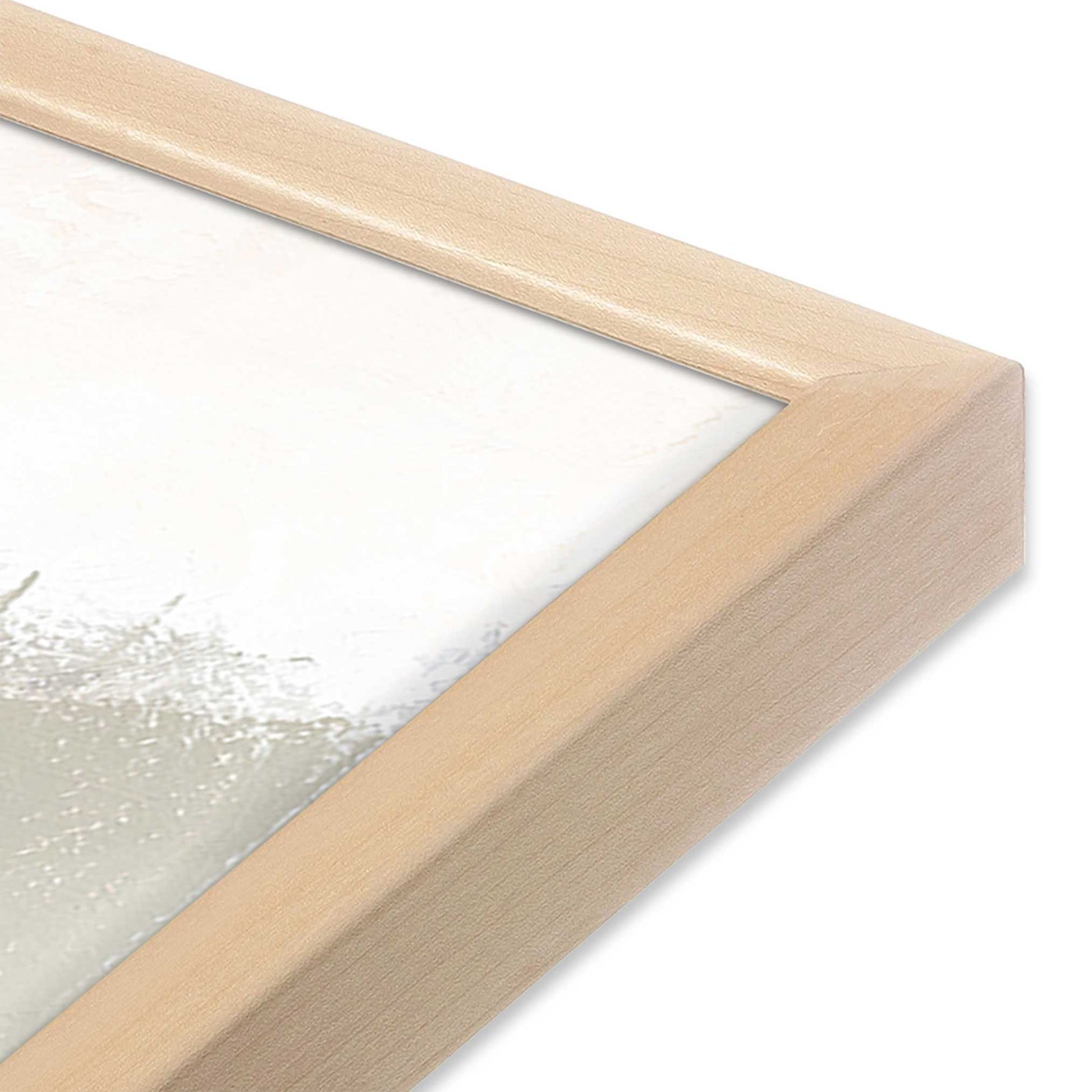 [Color:Raw Maple], Picture of art in a Raw Maple frame of the corner