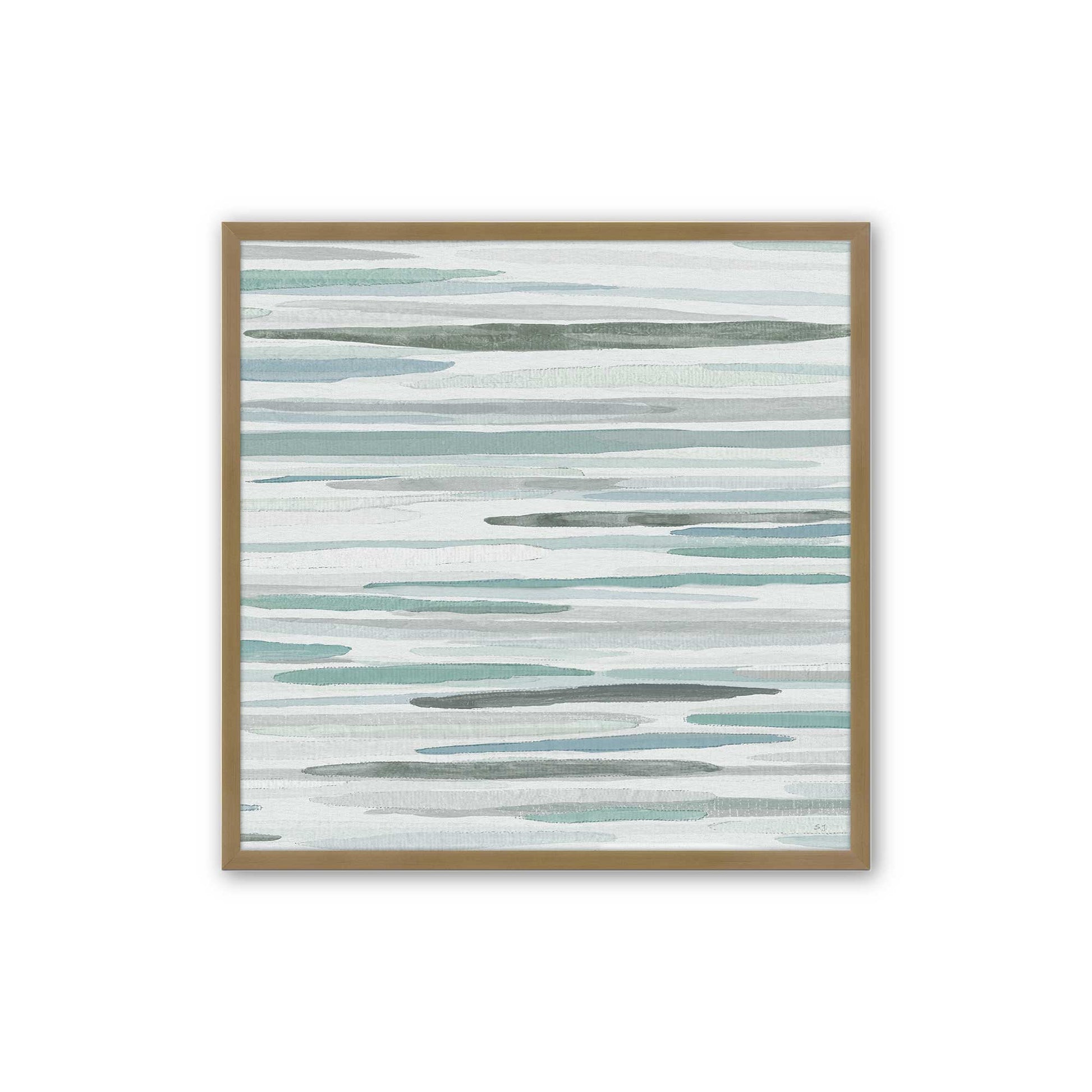 [Color:Brushed Gold], Picture of art in a Brushed Gold frame
