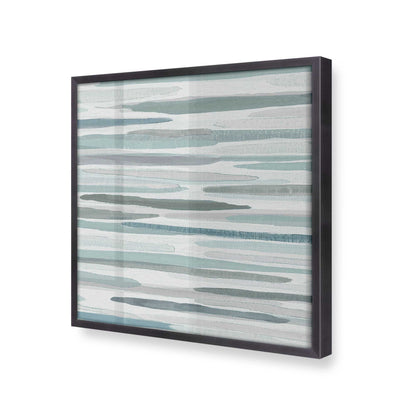 [Color:Weathered Zinc], Picture of art in a Weathered Zinc frame at an angle