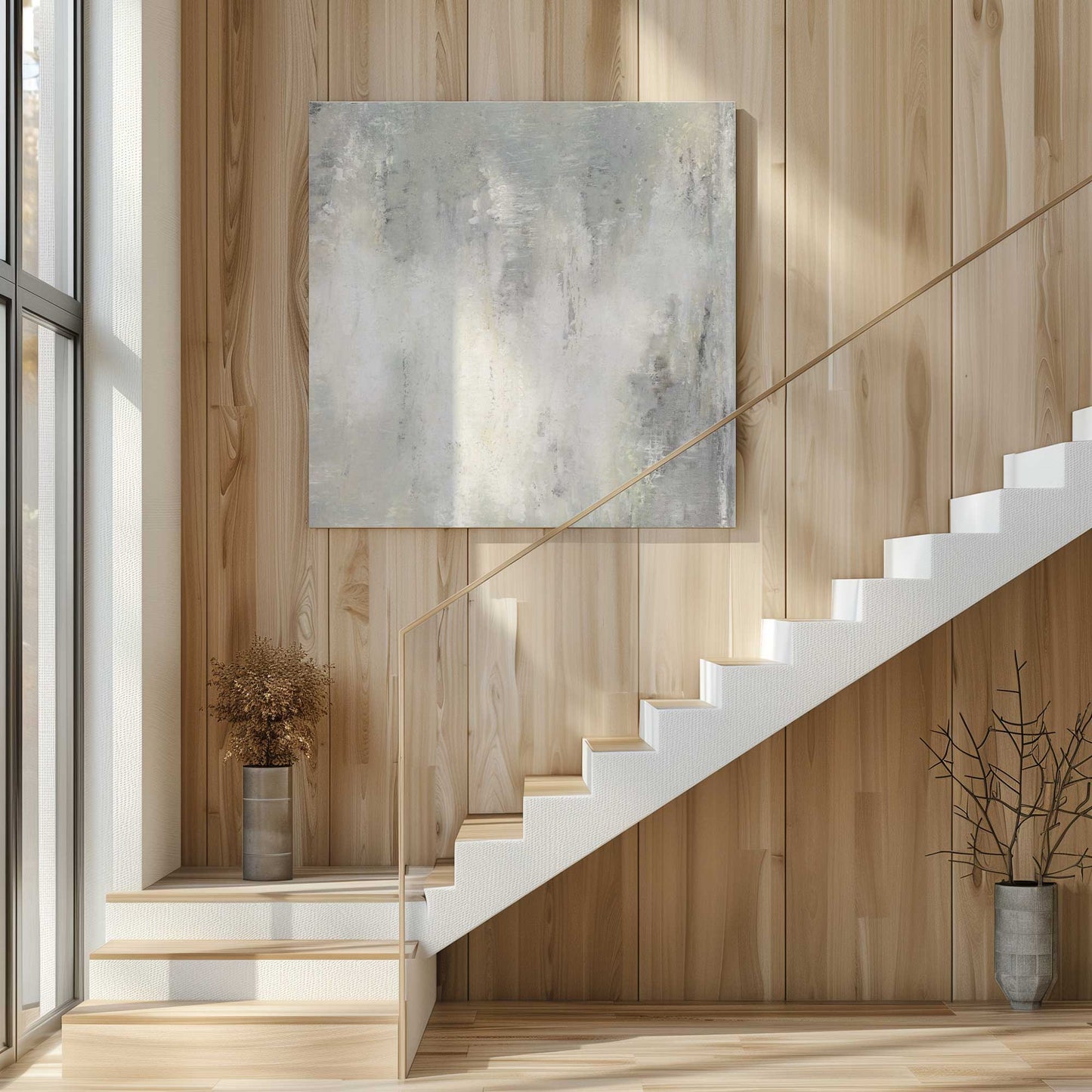 [Color:Stretched Canvas], Picture of art in a room