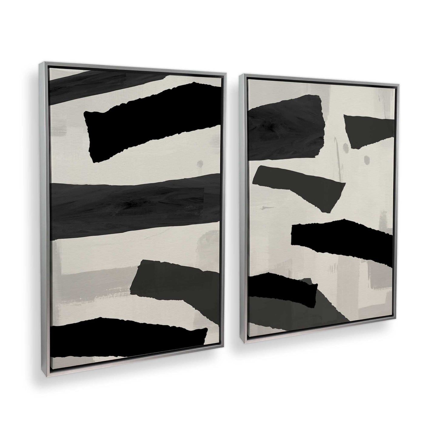 [Color:Polished Chrome], Picture of art in a Polished Chrome frame at an angle