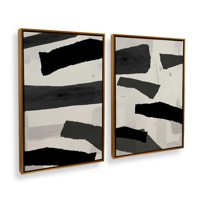[Color:Polished Gold], Picture of art in a Polished Gold frame at an angle