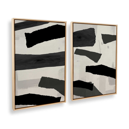 [Color:American Maple], Picture of art in a American Maple frame at an angle