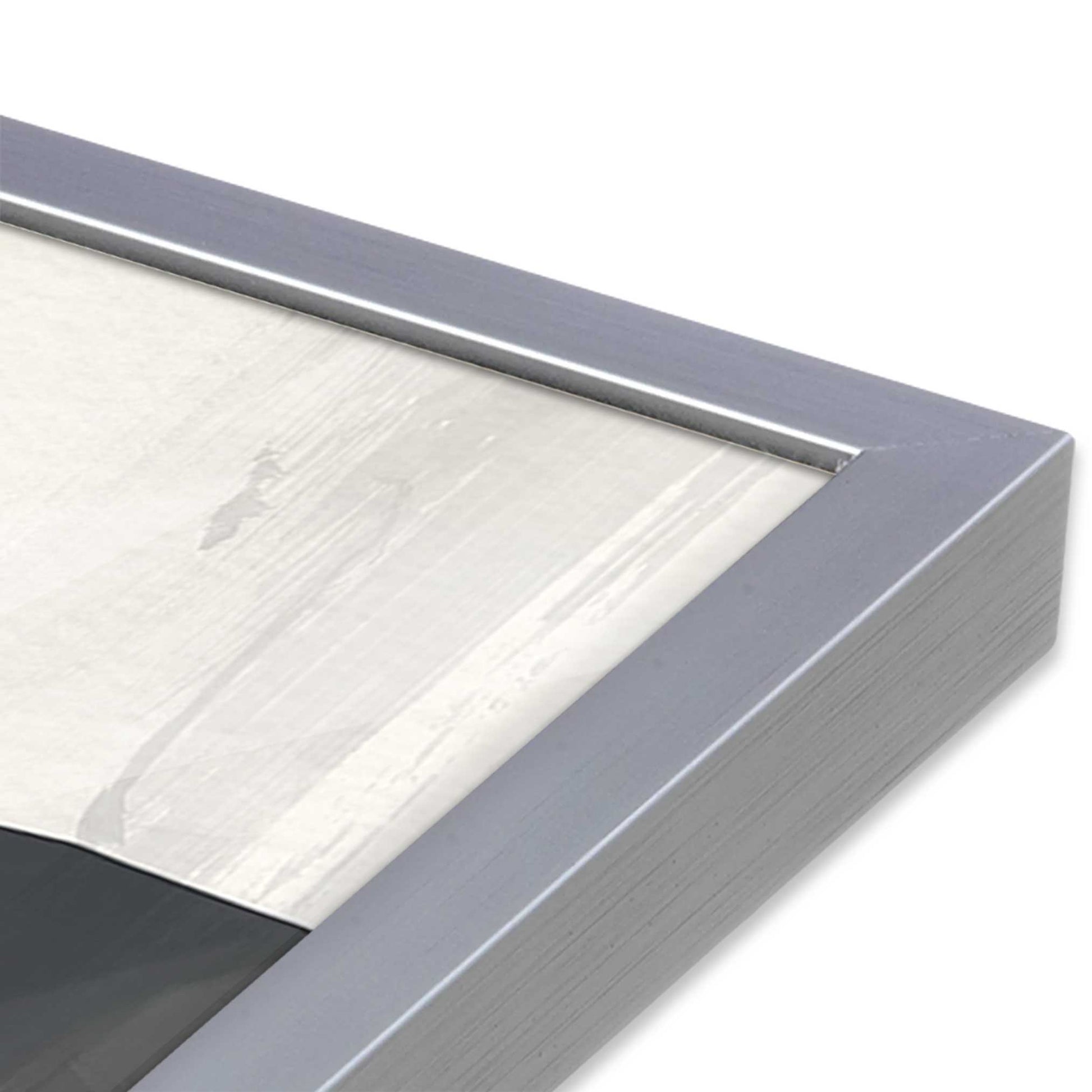 [Color:Polished Chrome], Picture of art in a Polished Chrome frame of the corner #2