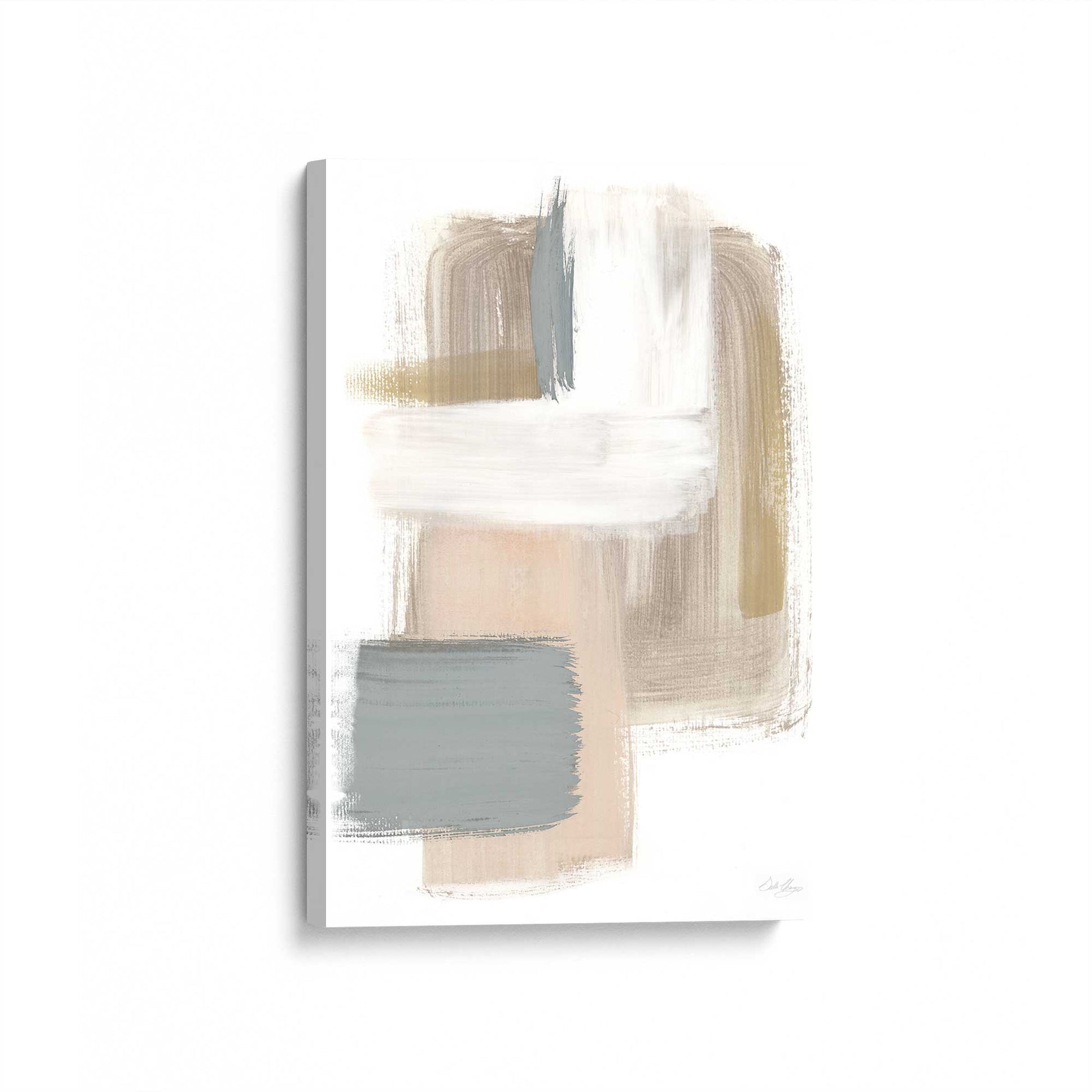 [Color:Stretched Canvas], Picture of art at an angle