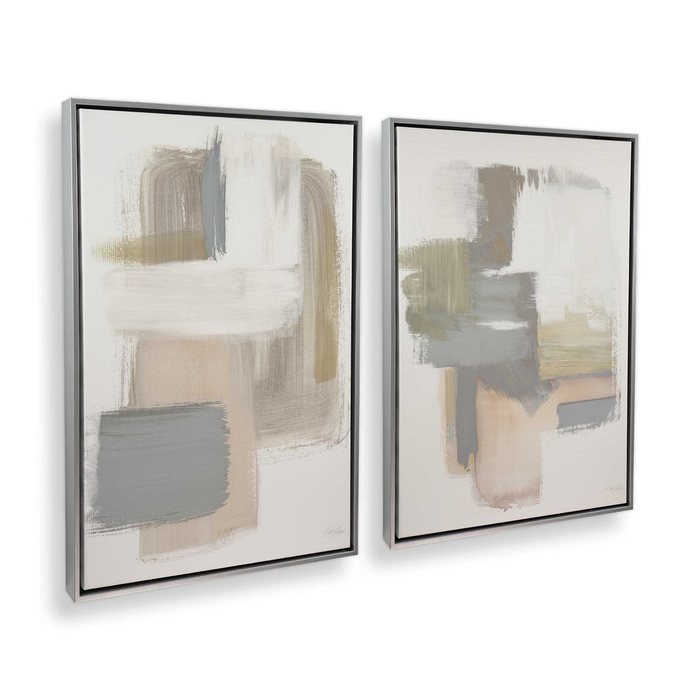 [Color:Polished Chrome], Picture of art in a Polished Chrome frame at an angle