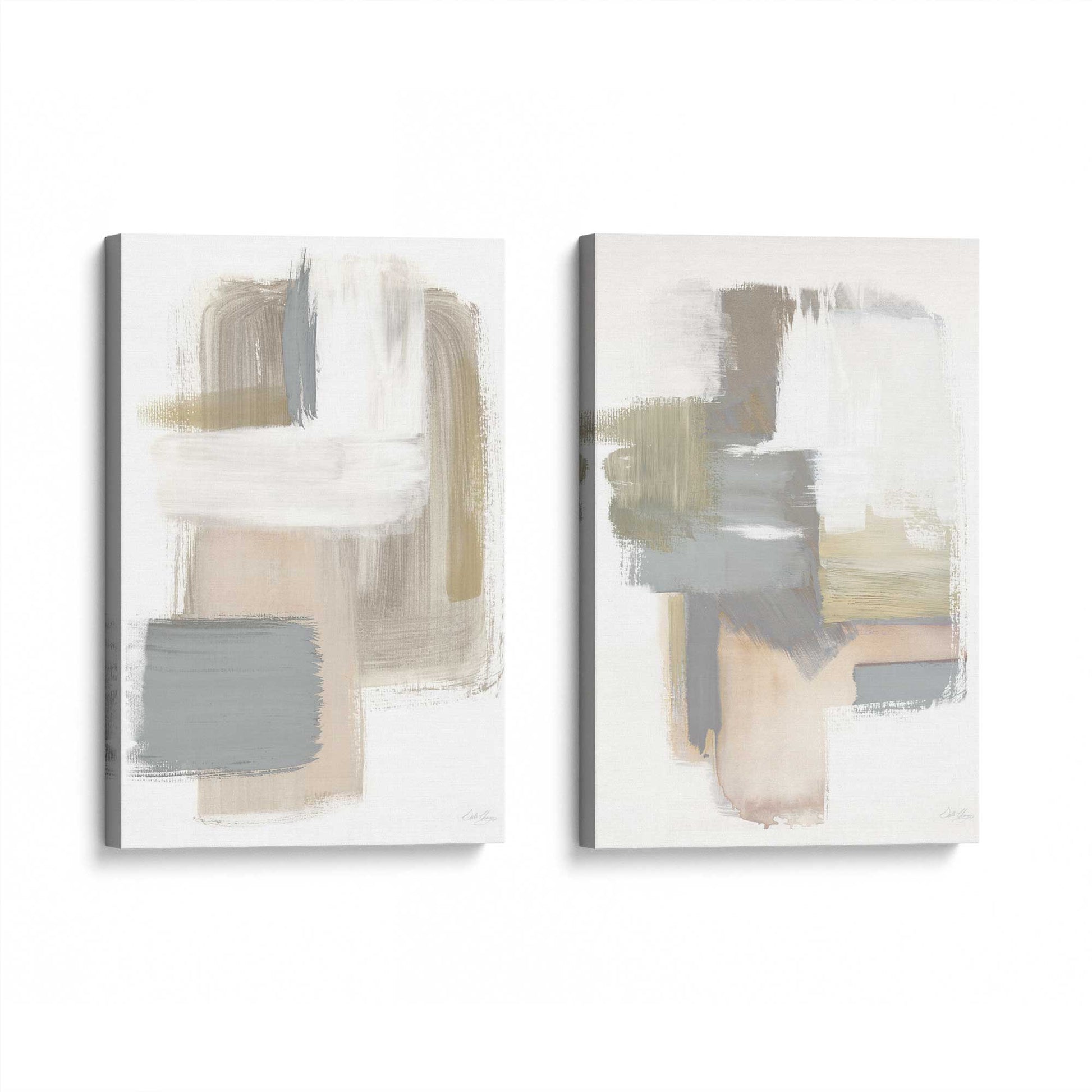 [Color:Stretched Canvas], Picture of art at an angle