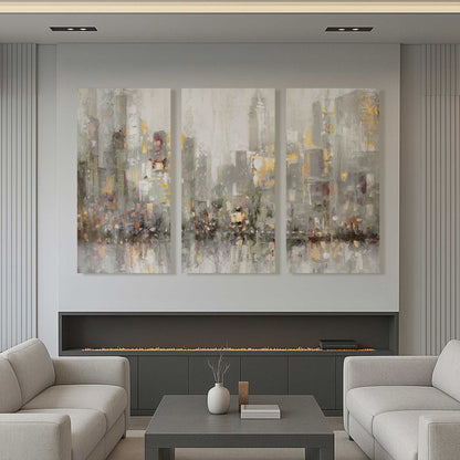 [Color:Stretched Canvas], Picture of art in a room