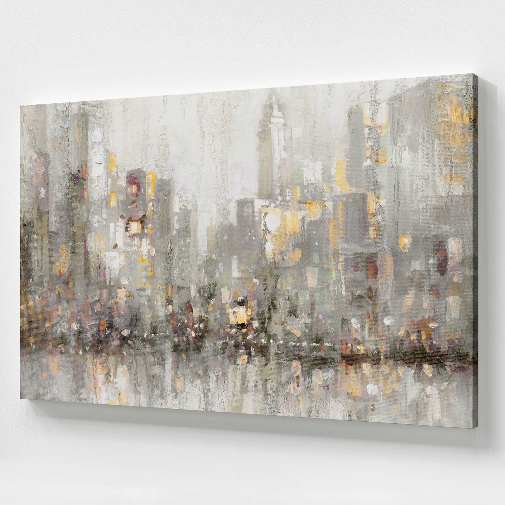 [Color:Stretched Canvas], Picture of art at an angle