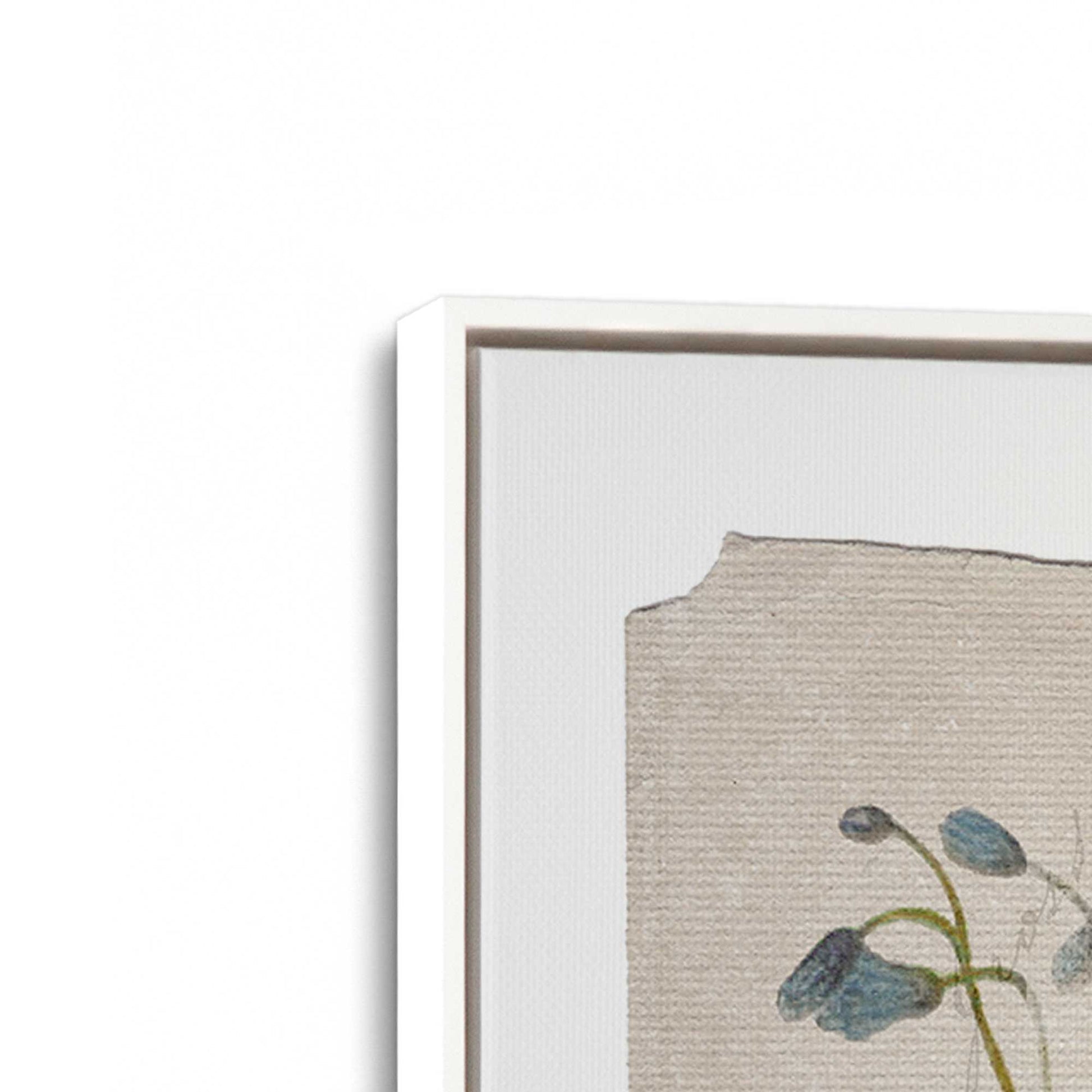 [Color:Opaque White], Picture of art in a White frame at an angle