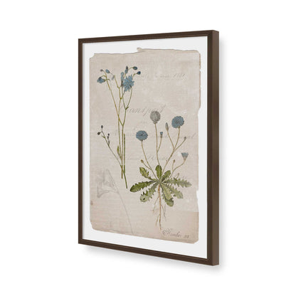 [Color:Brown], Picture of art in a Brown frame of the corner