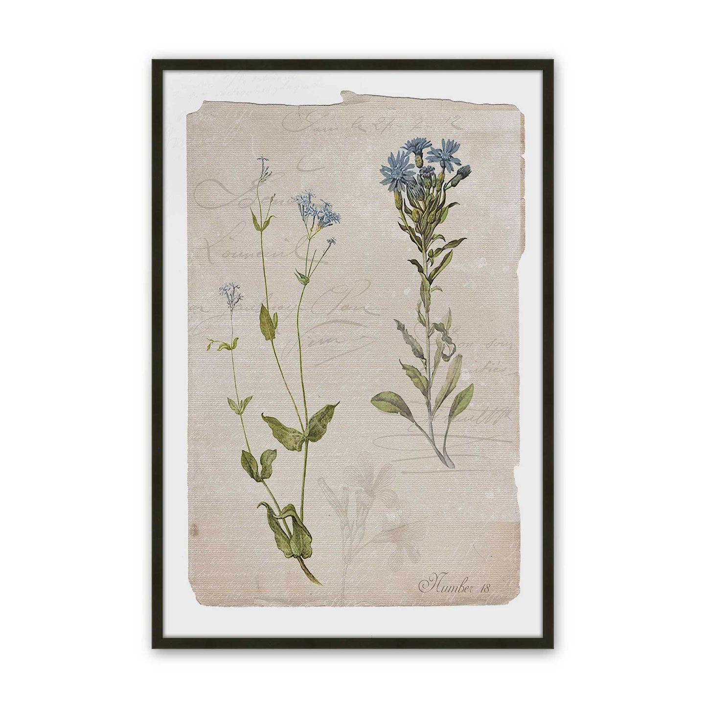 [Color:Satin Black], Picture of art in a Satin Black frame