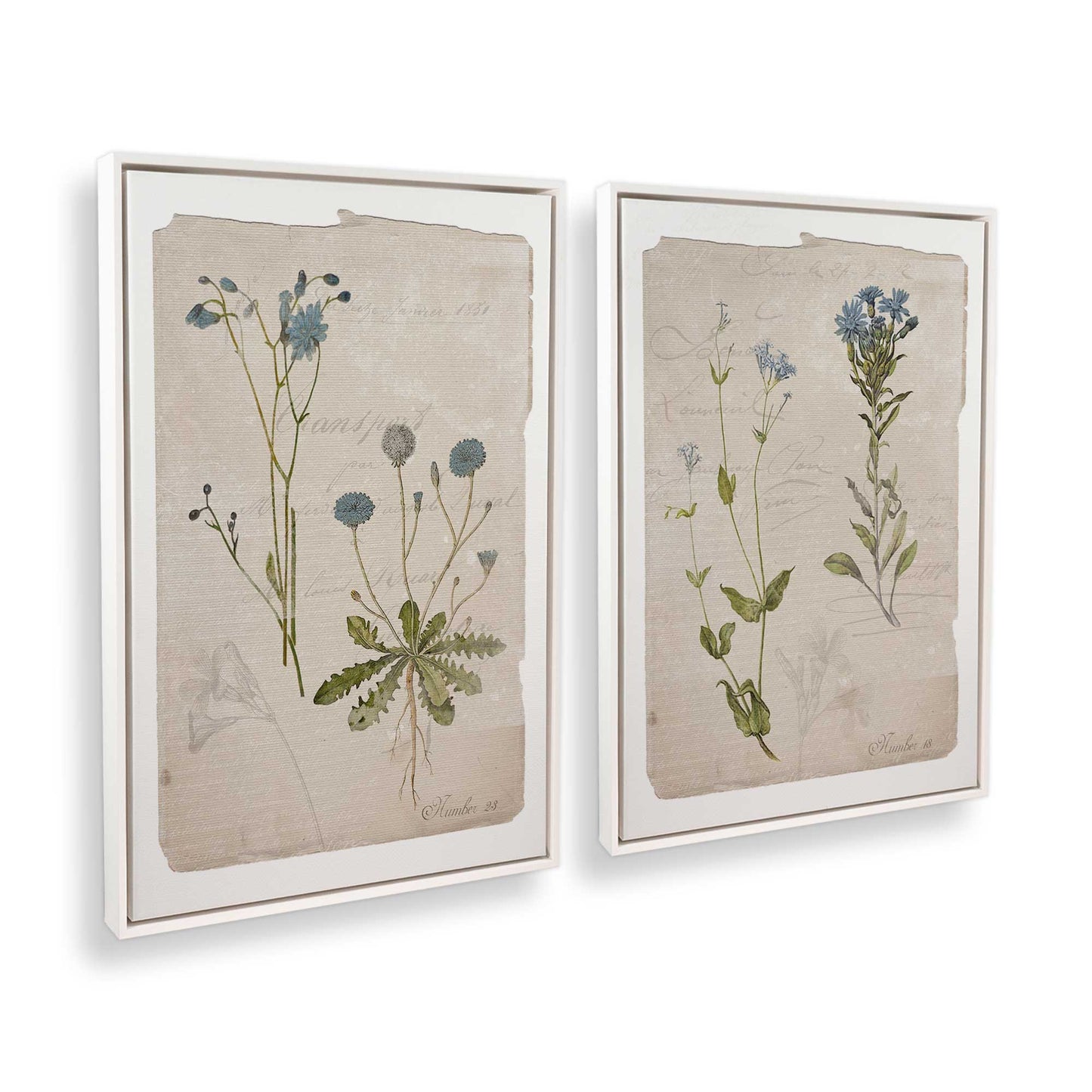 [Color:Opaque White], Picture of art in a White frame at an angle