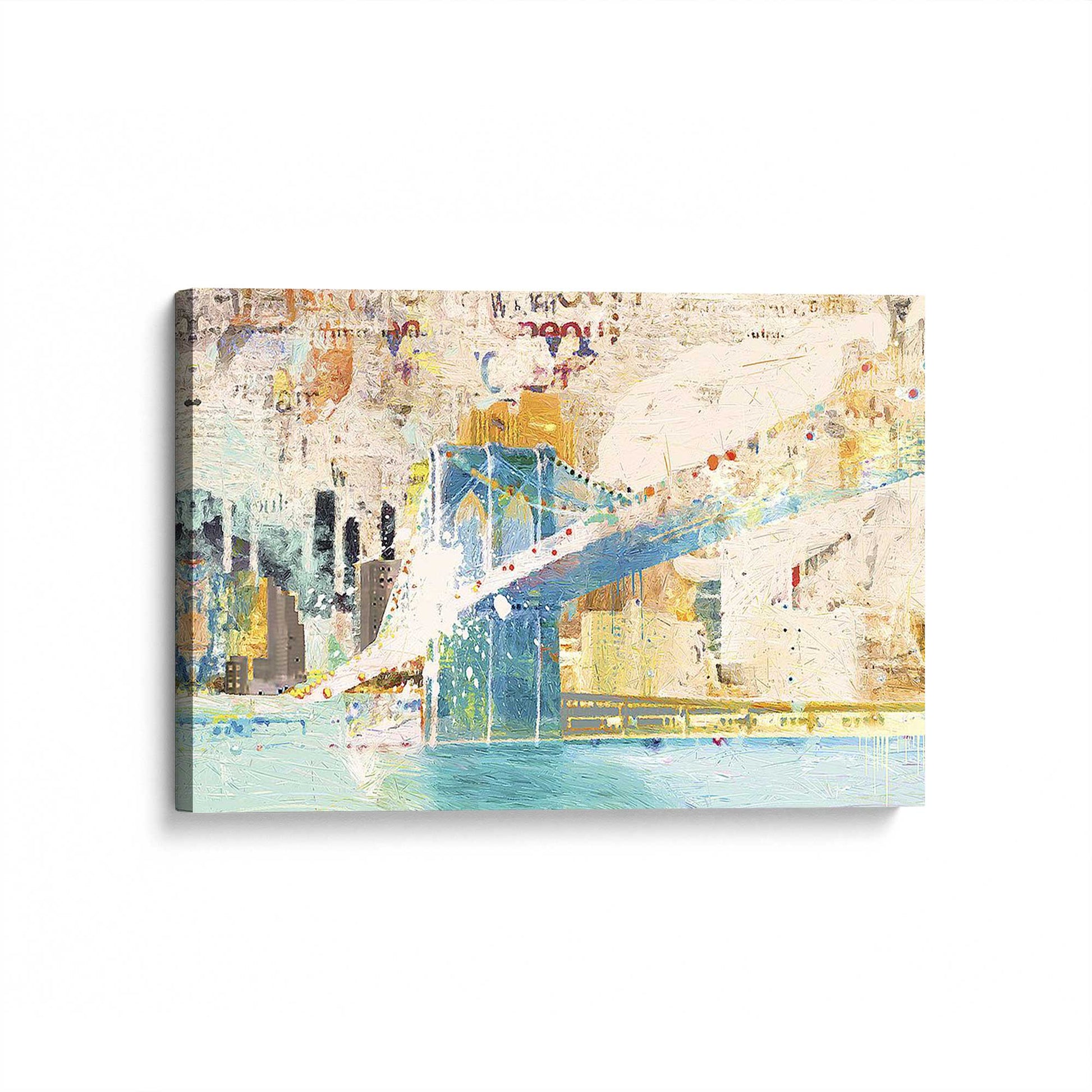 [Color:Stretched Canvas], Picture of the corner of the art