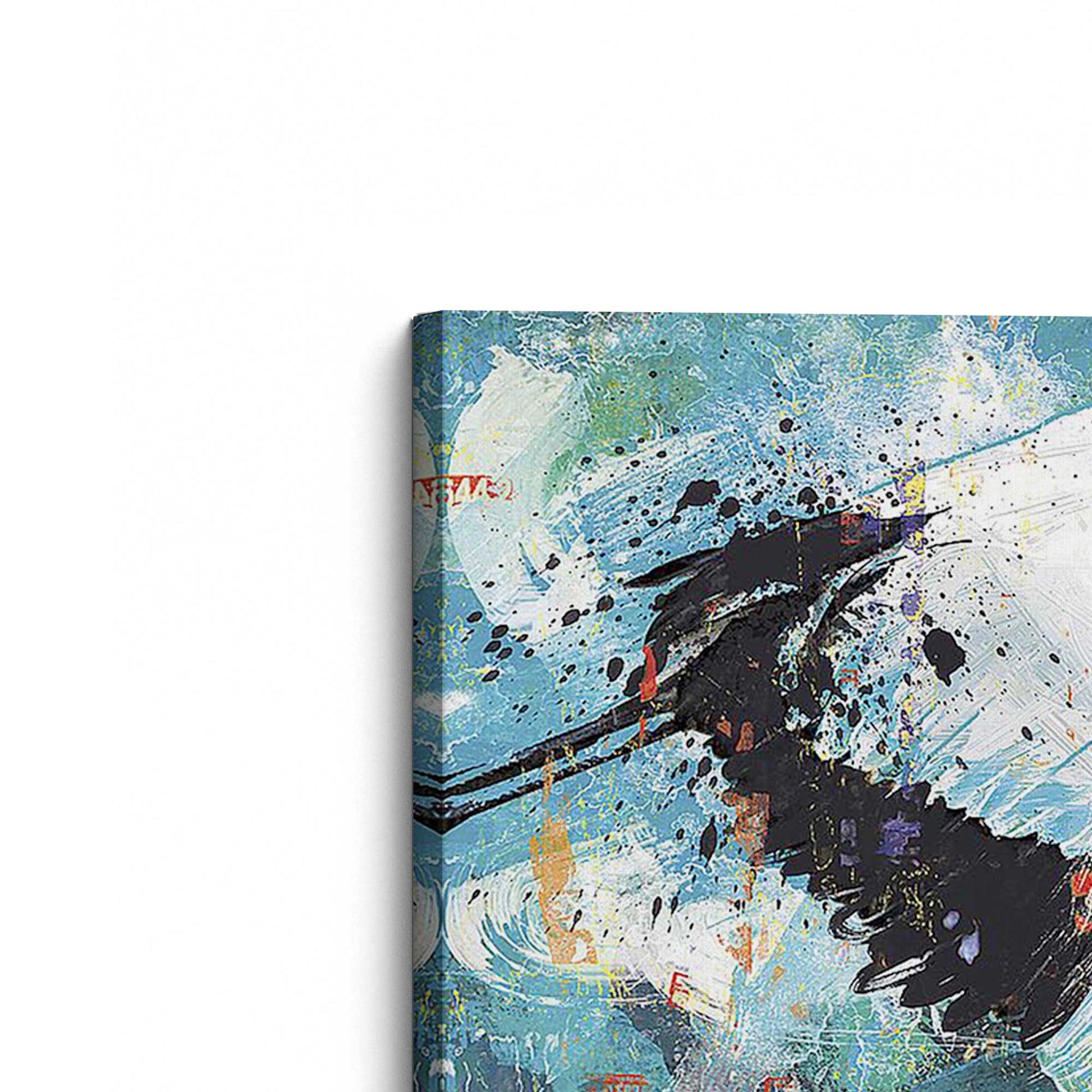 [Color:Stretched Canvas], Picture of art at an angle