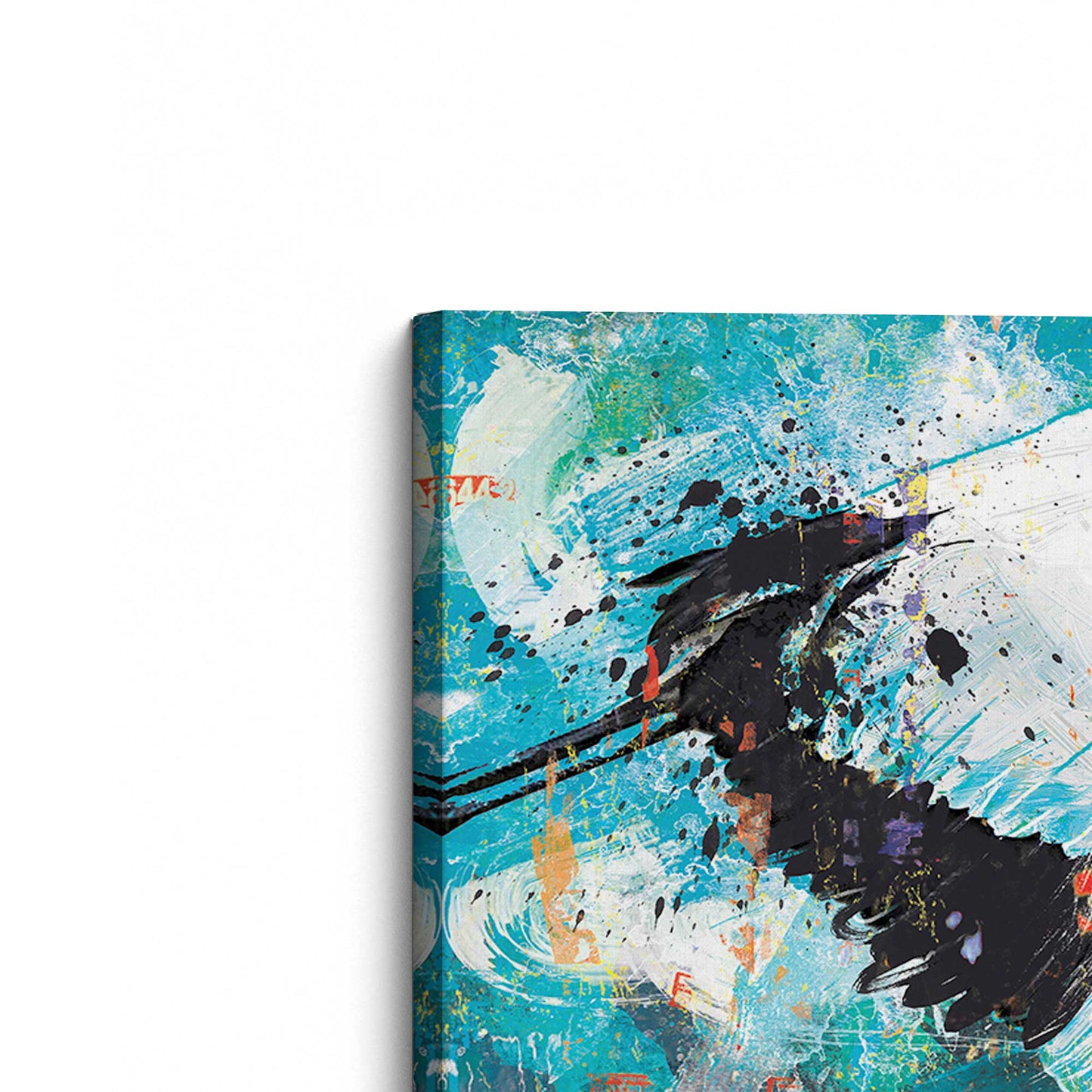 [Color:Stretched Canvas], Picture of the corner of the art