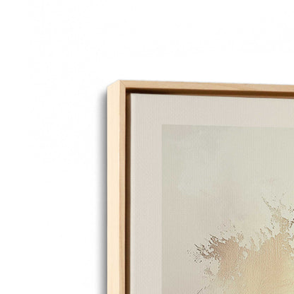 [Color:American Maple], Picture of art in a American Maple frame at an angle