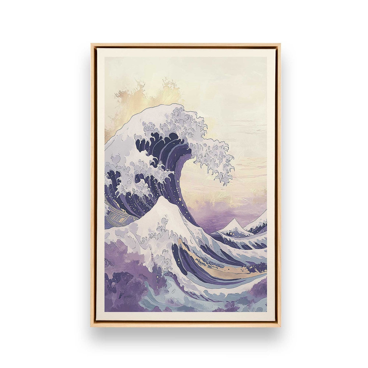 [Color:American Maple], Picture of art in a American Maple frame