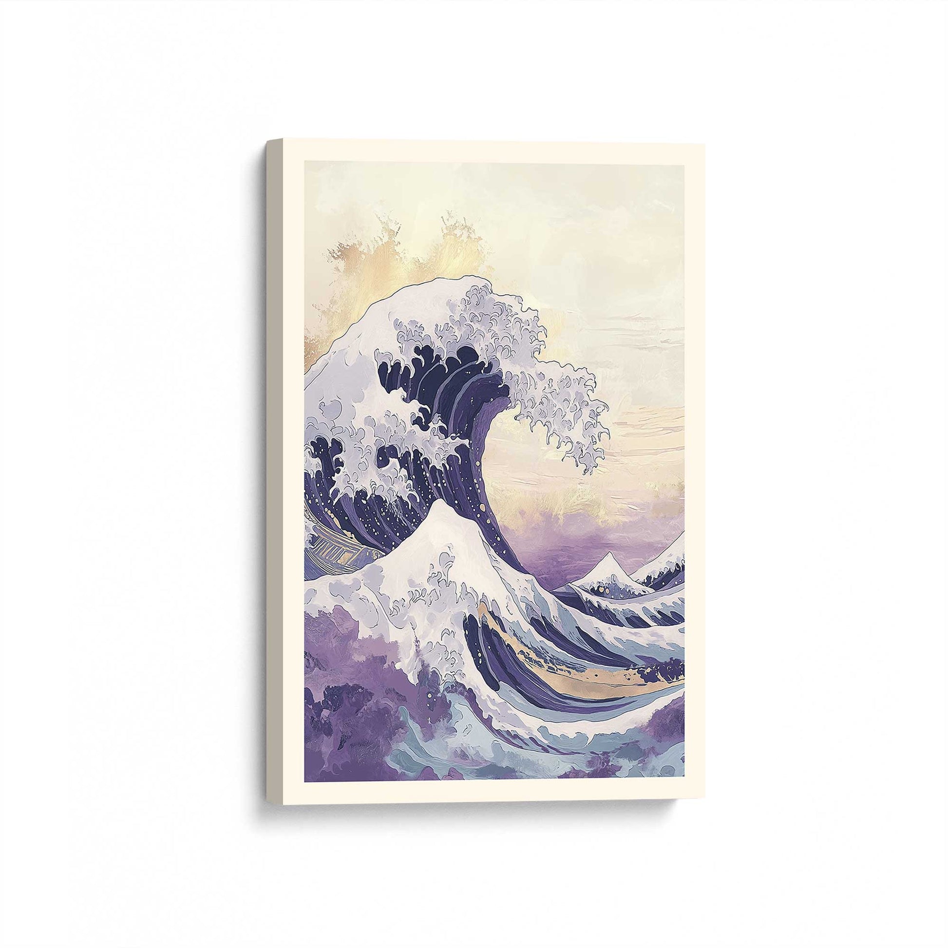 [Color:Stretched Canvas], Picture of art at an angle