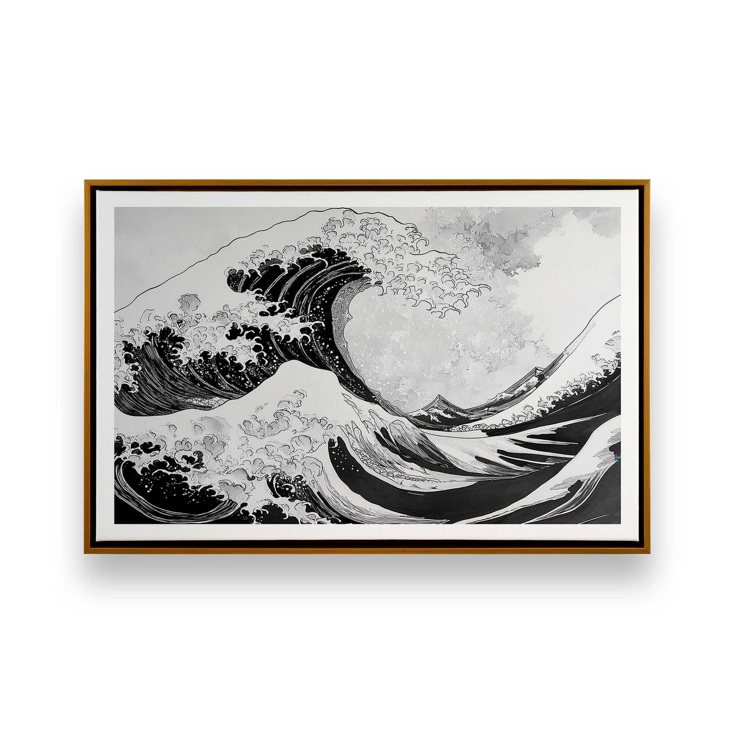 [Color:Polished Gold], Picture of art in a Polished Gold frame