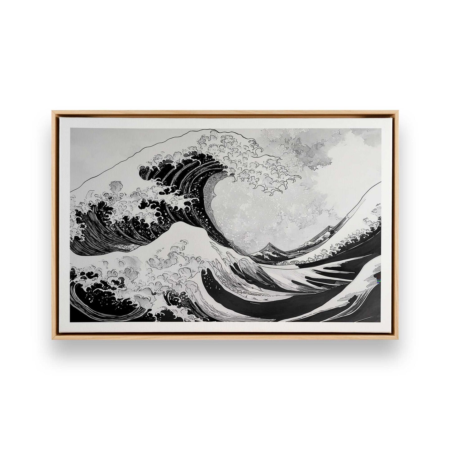 [Color:American Maple], Picture of art in a American Maple frame