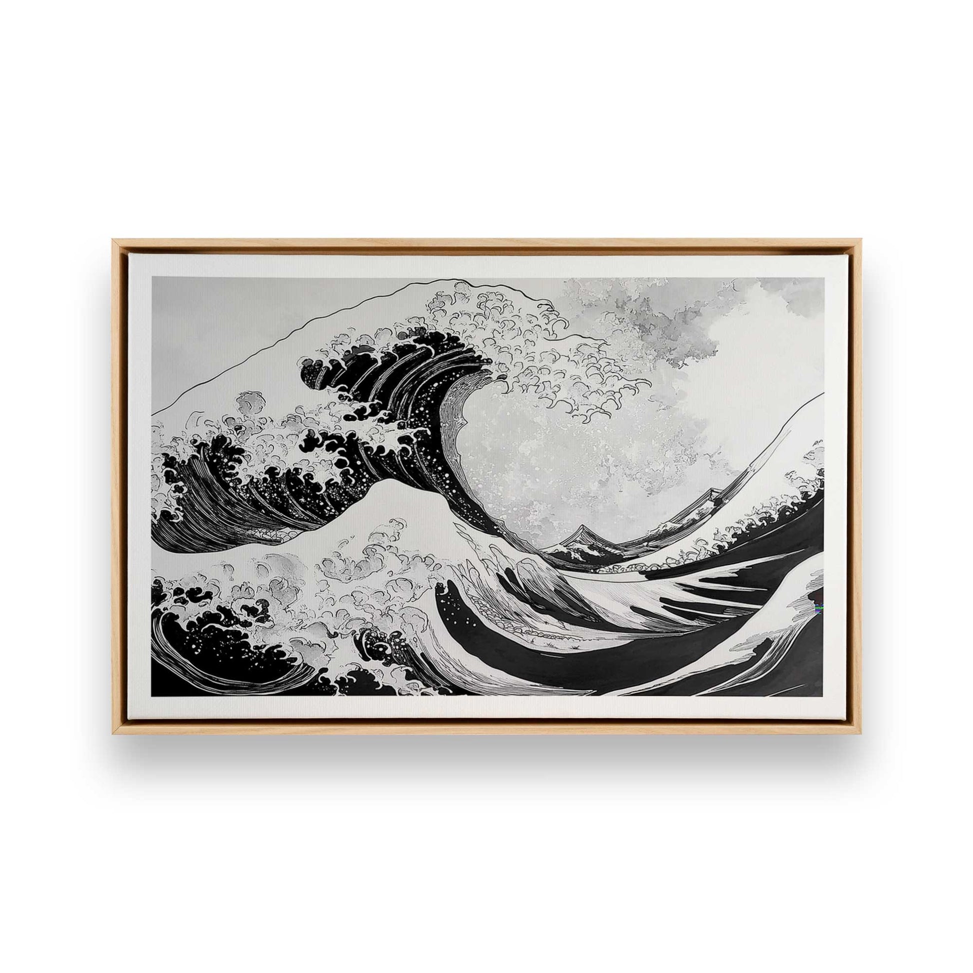 [Color:American Maple], Picture of art in a American Maple frame