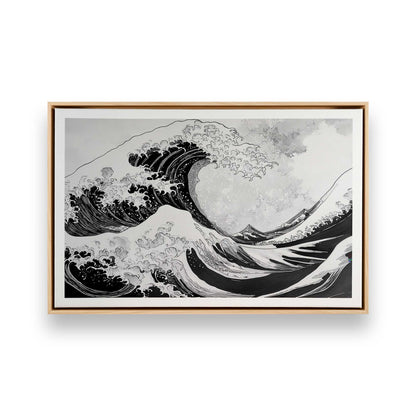 [Color:American Maple], Picture of art in a American Maple frame