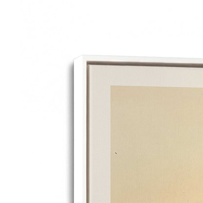 [Color:Opaque White], Picture of art in a White frame at an angle