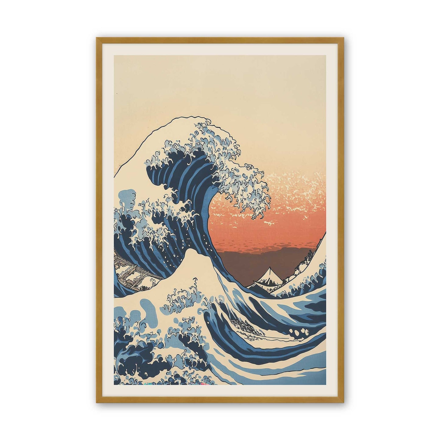 [Color:Polished Gold], Picture of art in a Polished Gold frame