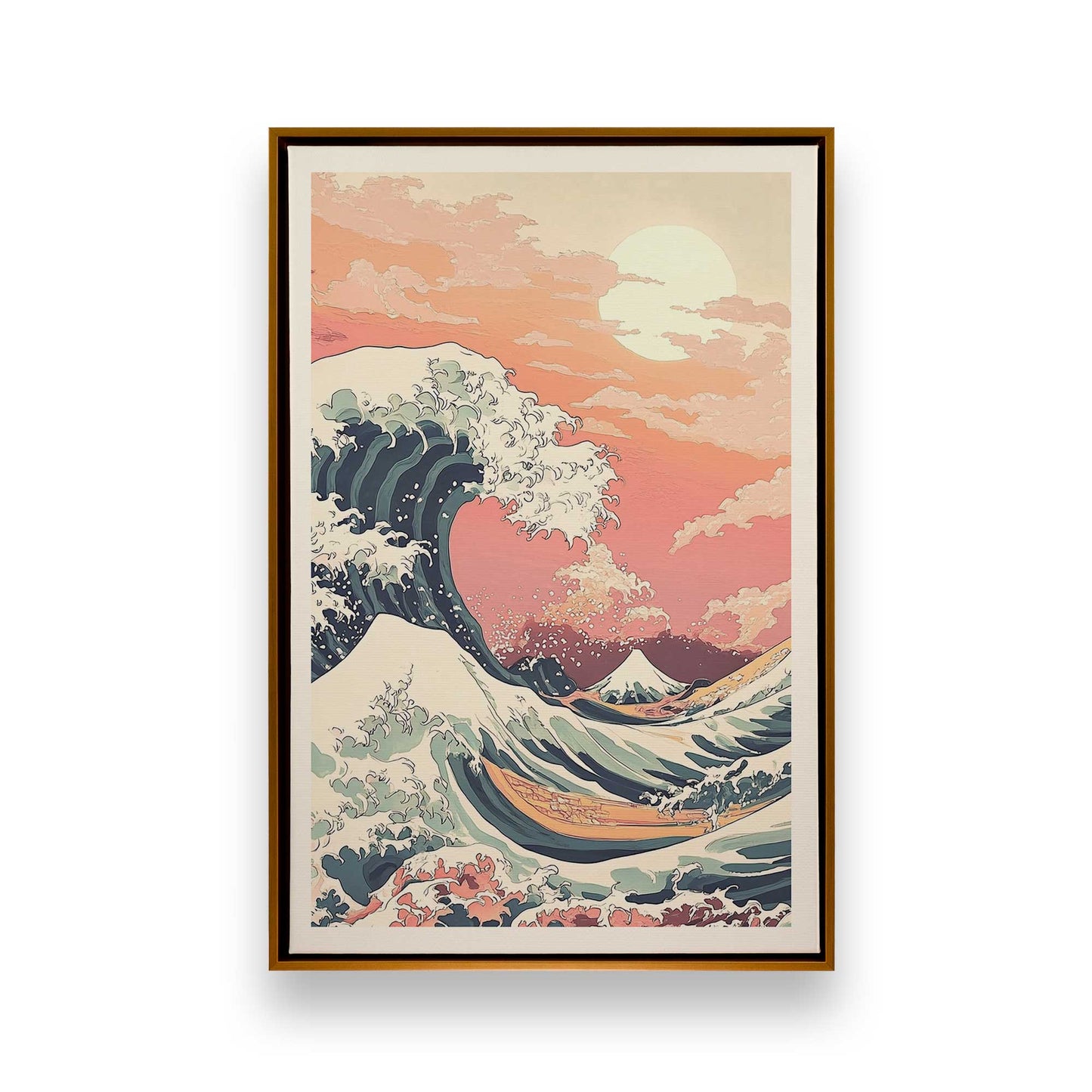 [Color:Polished Gold], Picture of art in a Polished Gold frame