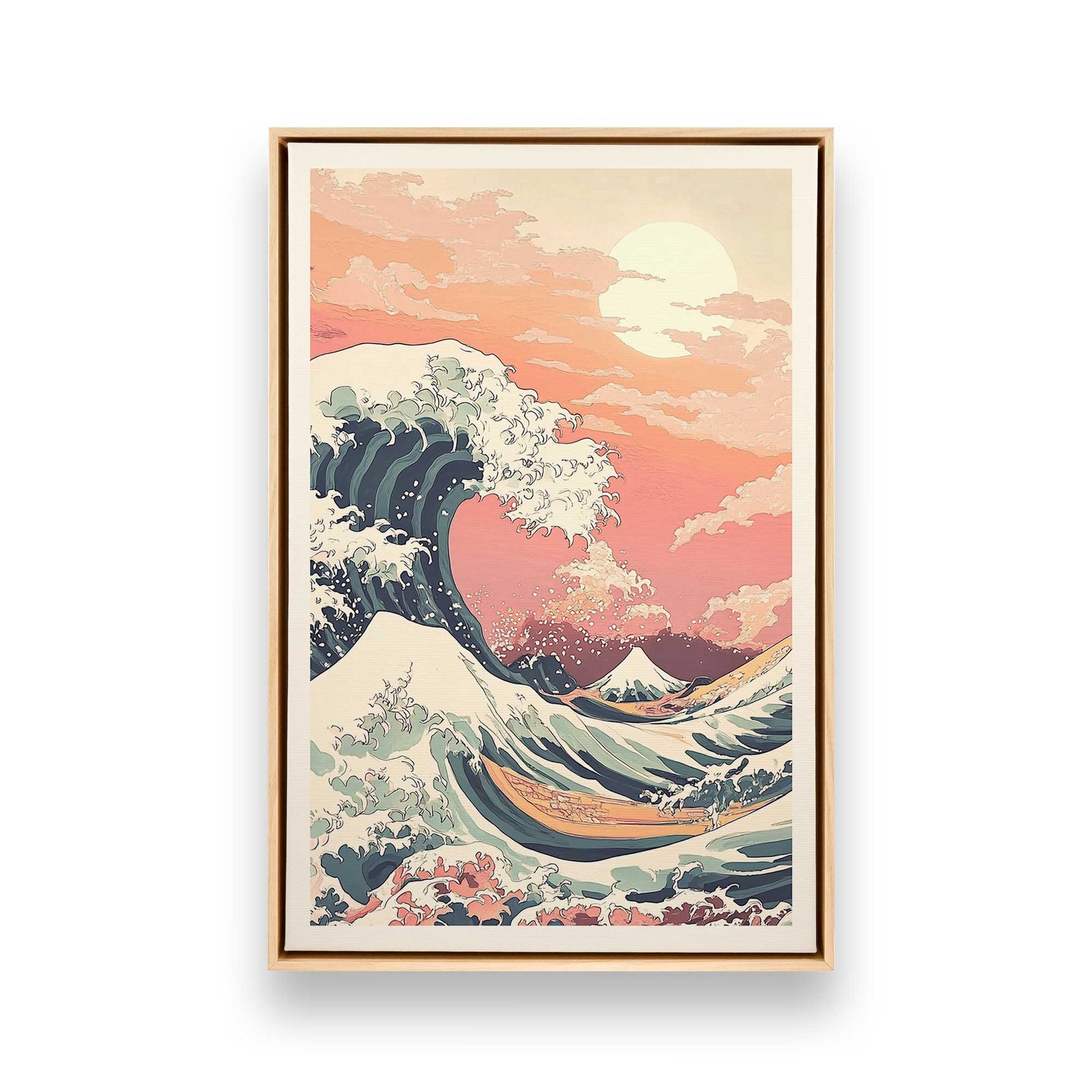 [Color:American Maple], Picture of art in a American Maple frame