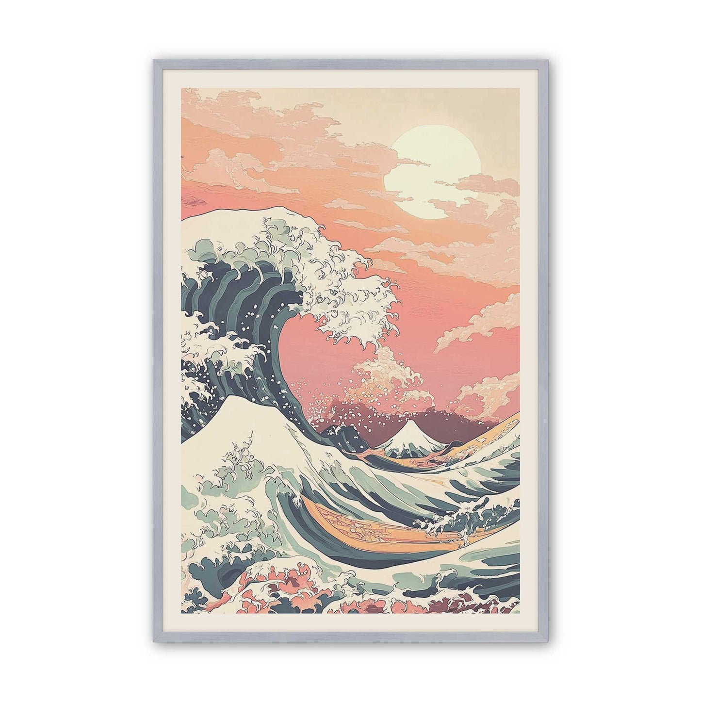[Color:Polished Chrome], Picture of art in a Polished Chrome frame
