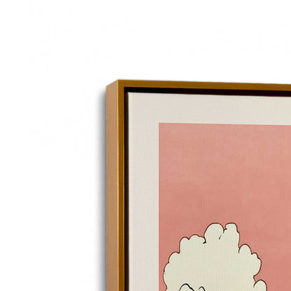 [Color:Polished Gold], Picture of art in a Polished Gold frame at an angle