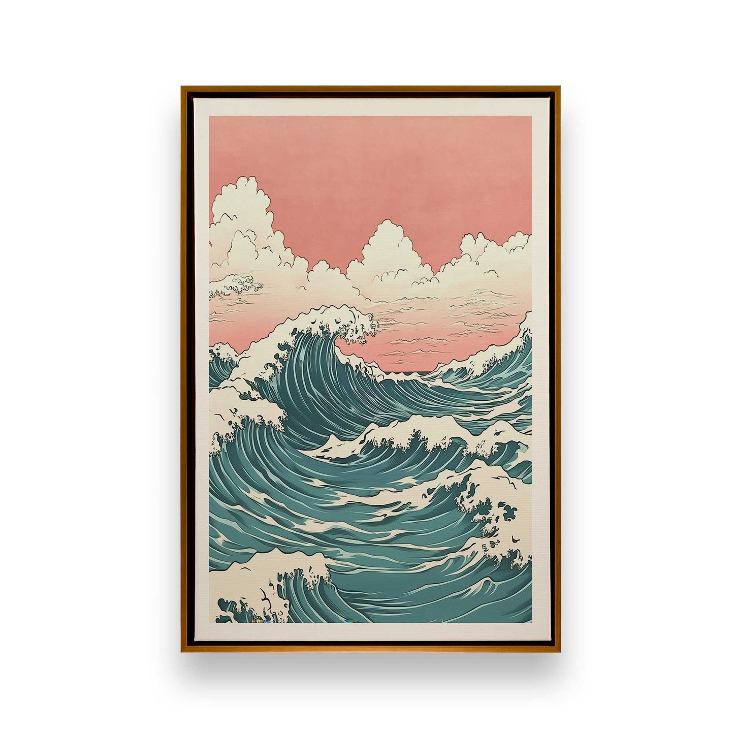 [Color:Polished Gold], Picture of art in a Polished Gold frame