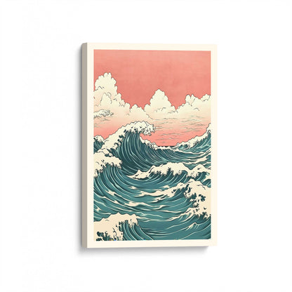 [Color:Stretched Canvas], Picture of art at an angle