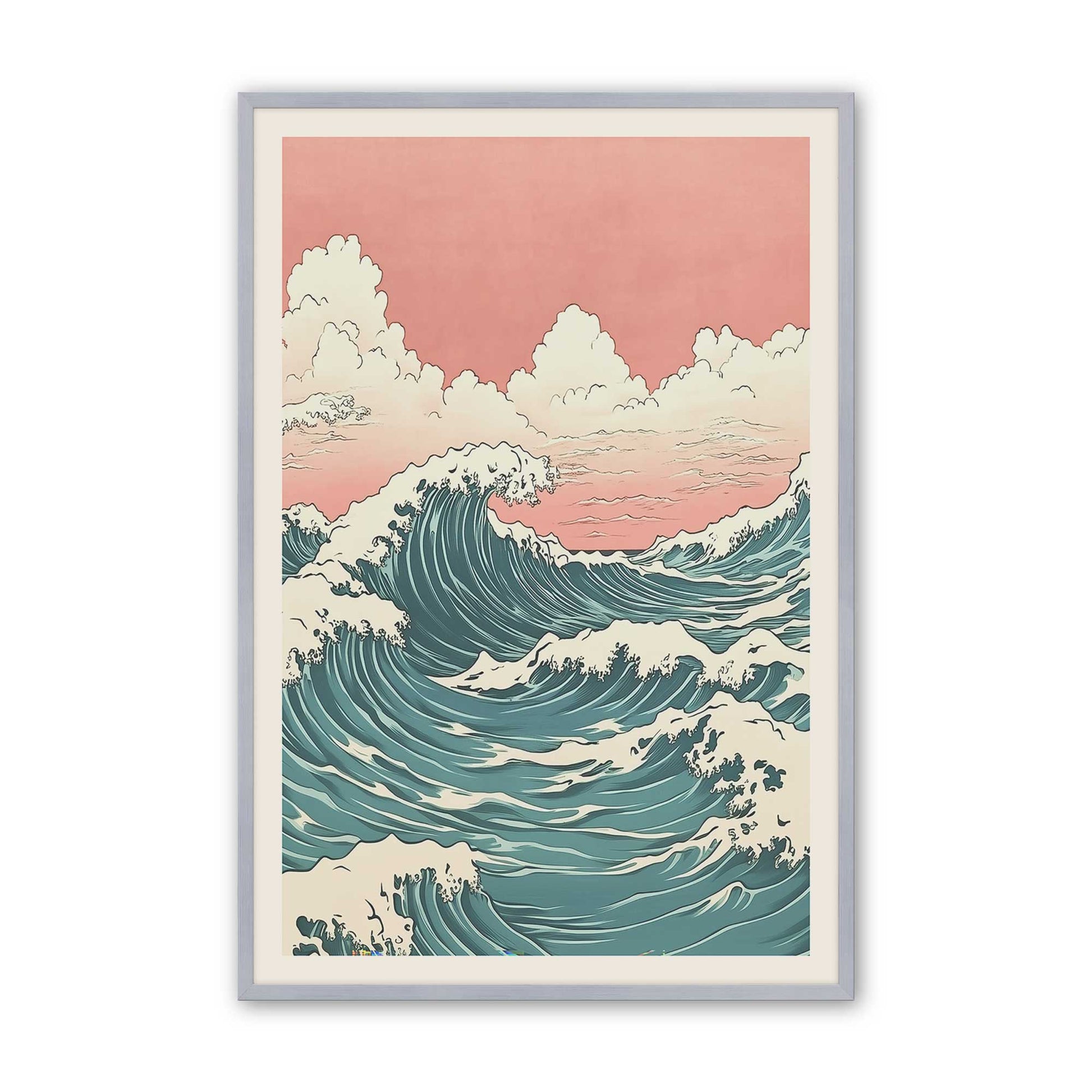 [Color:Polished Chrome], Picture of art in a Polished Chrome frame